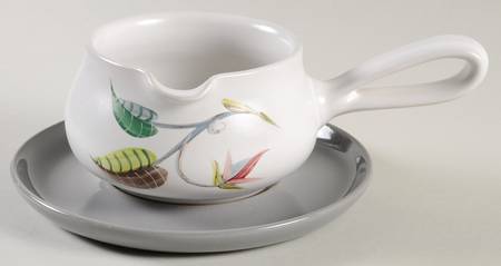 Spring Round Gravy Boat & Underplate