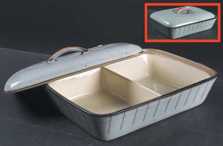 Studio Rectangular Covered Divided Vegetable