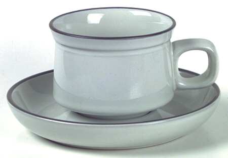 Summit (Celadon) Flat Cup & Saucer Set