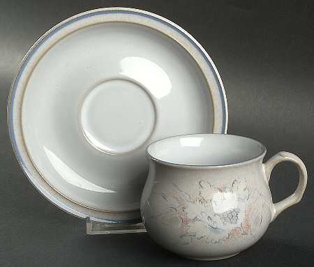 Tasmin Flat Cup & Saucer Set