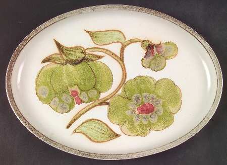 Troubadour 12" Oval Serving Platter