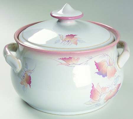 Twilight (Leaves) 1.25 Qt Round Covered Casserole