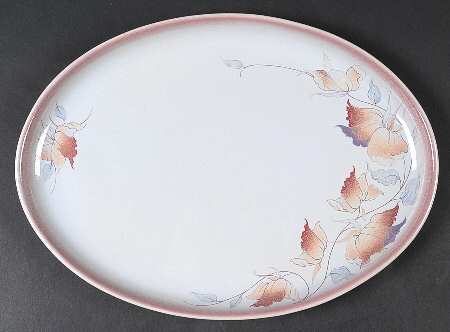 Twilight (Leaves) 12" Oval Serving Platter
