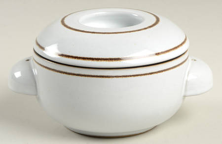 Vanilla Individual Casserole & Lid