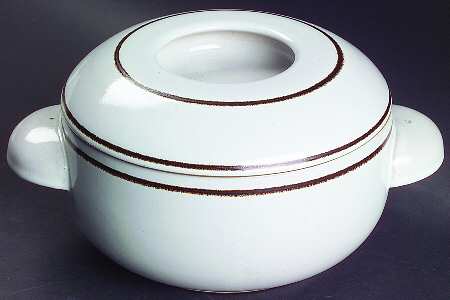 Vanilla 1 Qt Round Covered Casserole