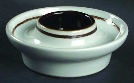 Vanilla Egg Cup with Attached Underplate