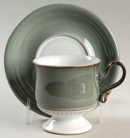 Venice Footed Cup & Saucer Set
