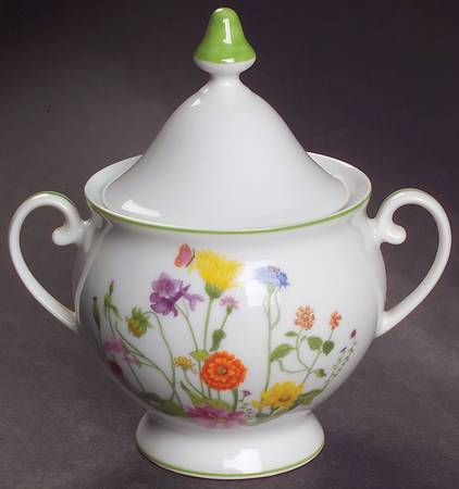 Wonderland Sugar Bowl & Lid