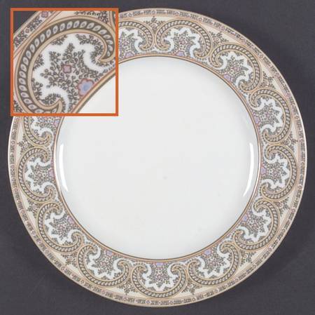 Chamarande Salad/Dessert Plate