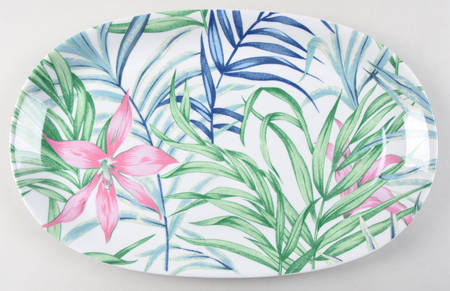Hibiscus 15" Oval Serving Platter