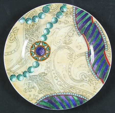 Oriental Pearls Dessert/Pie Plate