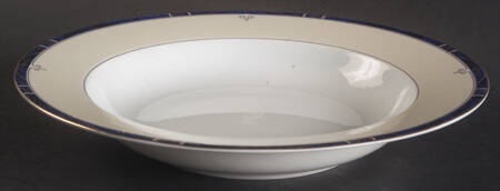 Scala Blue Rim Soup Bowl