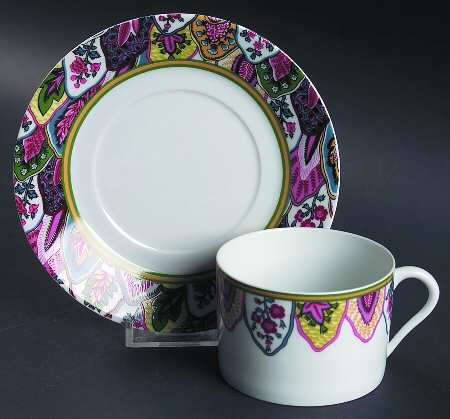 Bysance Scherazade Flat Cup & Saucer Set