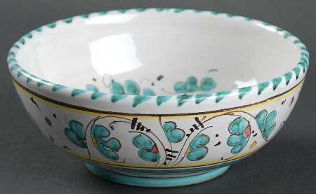 Green Rooster (Orvieto) Fruit/Dessert (Sauce) Bowl