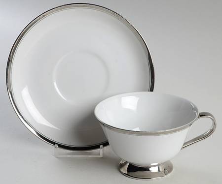 Happiness Footed Cup & Saucer Set