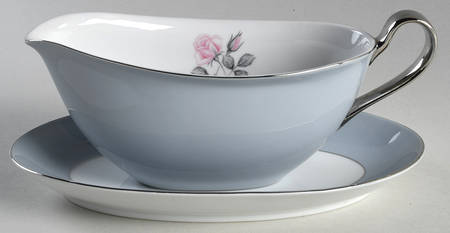 Rose Deville Gravy Boat & Underplate/Relish