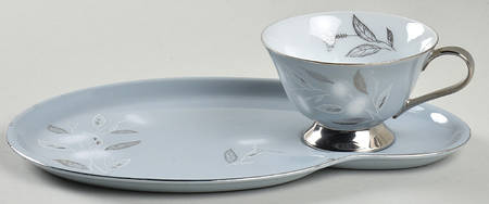 Sapphire Snack Plate & Cup Set