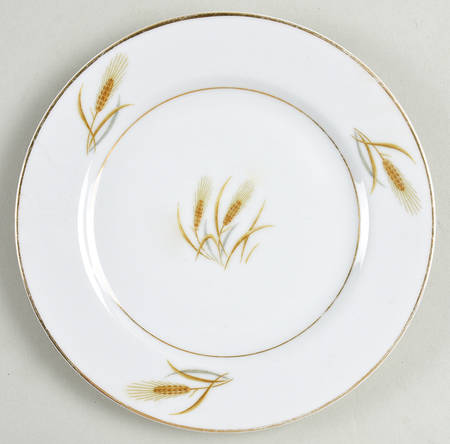 Harvest Wheat Bread & Butter Plate by Dorling (Japan)