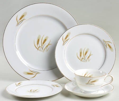 Harvest Wheat 5 Piece Place Setting by Dorling (Japan)