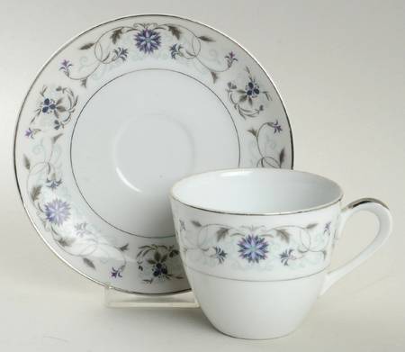 Denby Flat Cup & Saucer Set