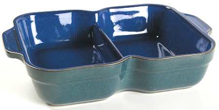 Metz Rectangular Divided Vegetable Bowl