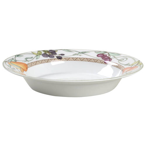 Umbrian Fruits Rim Soup Bowl
