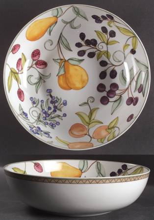 Umbrian Fruits 11" Pasta Serving Bowl