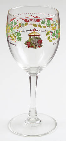 Twelve Days of Christmas 8 Oz Glassware Wine