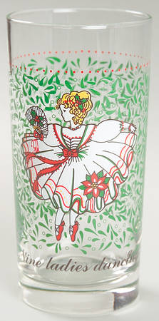 Twelve Days of Christmas 10 Oz Glassware Tumbler