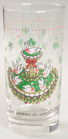 Twelve Days of Christmas 10 Oz Glassware Tumbler