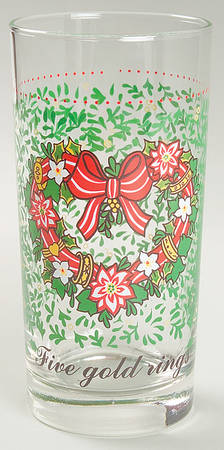Twelve Days of Christmas 10 Oz Glassware Tumbler
