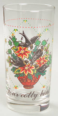 Twelve Days of Christmas 10 Oz Glassware Tumbler