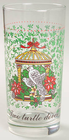 Twelve Days of Christmas 10 Oz Glassware Tumbler