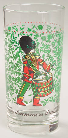 Twelve Days of Christmas 10 Oz Glassware Tumbler