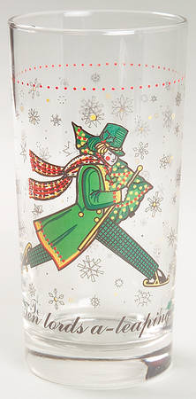 Twelve Days of Christmas 10 Oz Glassware Tumbler
