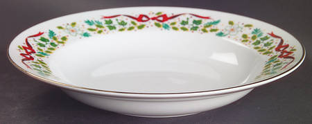 Twelve Days of Christmas Rim Soup Bowl