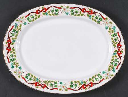 Twelve Days of Christmas 13" Oval Serving Platter