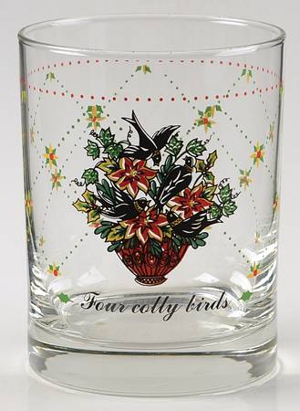 Twelve Days of Christmas 12 Oz Glassware Tumbler