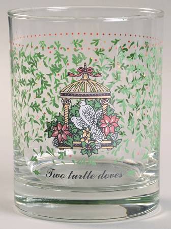 Twelve Days of Christmas 12 Oz Glassware Tumbler