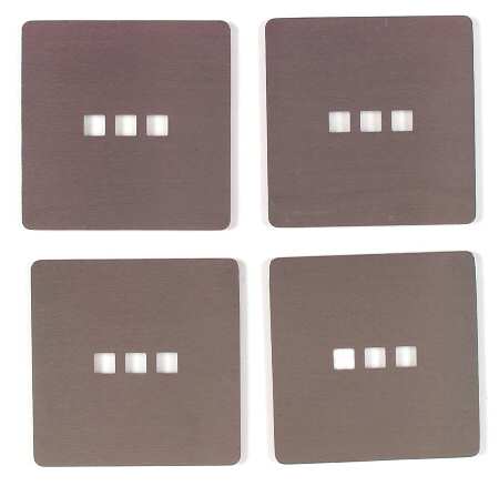 Reflex Metal Coaster - Set of 4