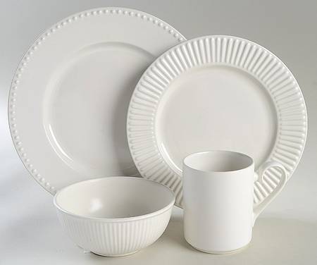 Rondure Rice 4 Piece Place Setting