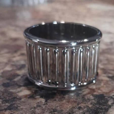Rondure Rice Metal Napkin Ring