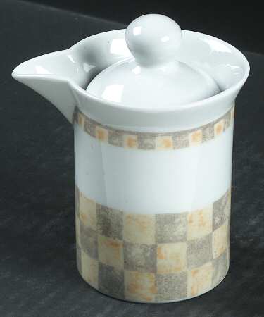 Checkar Creamer & Lid by Dansk