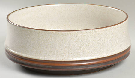 Potter's Wheel Parchment 9" Round Vegetable Bowl