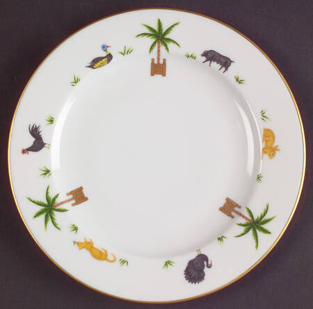 Caraibes Tropical Island Bread & Butter Plate