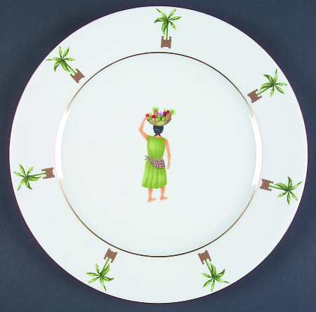 Caraibes Tropical Island Service Plate (Charger)