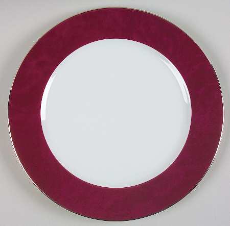 Indienne Pourpre (Ruby Red) Service Plate (Charger)