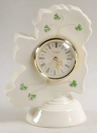 Shamrock (Embossed) Large Mantel Clock