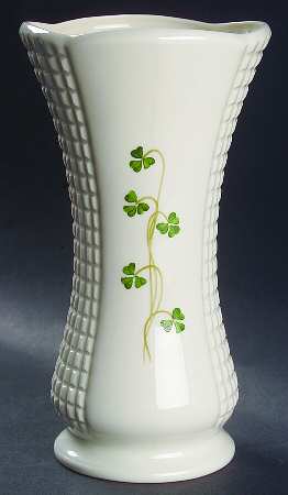 Shamrock (Embossed) 7" Vase