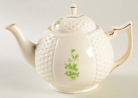 Shamrock (Embossed) Teapot & Lid